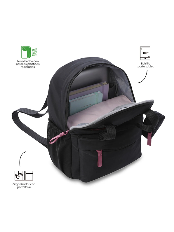 Morral Universitario Suzuka Negro Totto 3