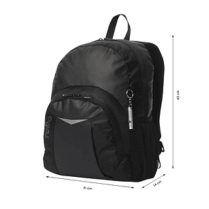 Morral Universitario Teck 2.0 Negro Totto
