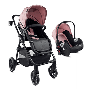 Coche Bebesit Travel System Pink