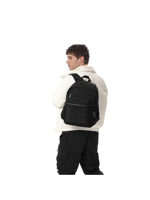 Morral Universitario Plaine Negro Totto 5