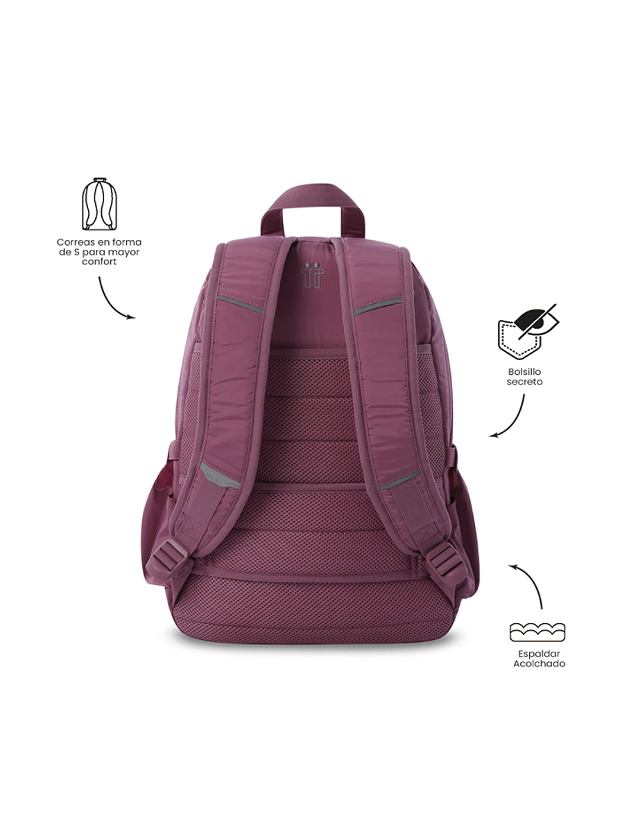 Morral Universitario Plaine Rosado Totto 4