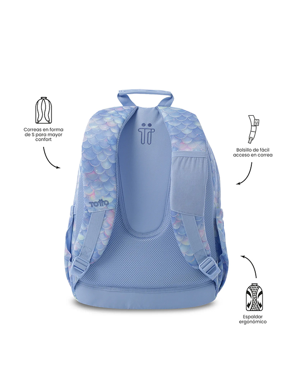 Morral Juvenil Acuarela Azul Totto 4