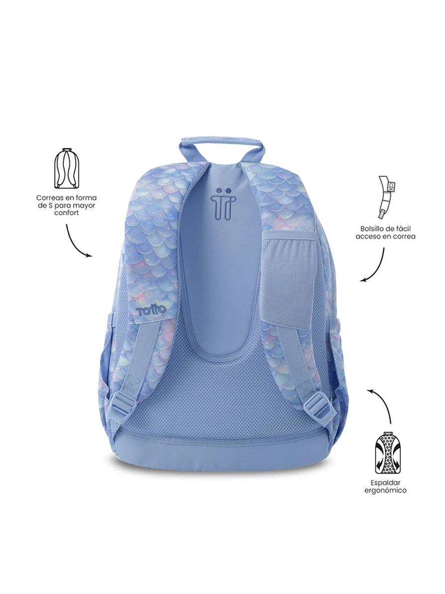 Morral Juvenil Acuarela Azul Totto 4