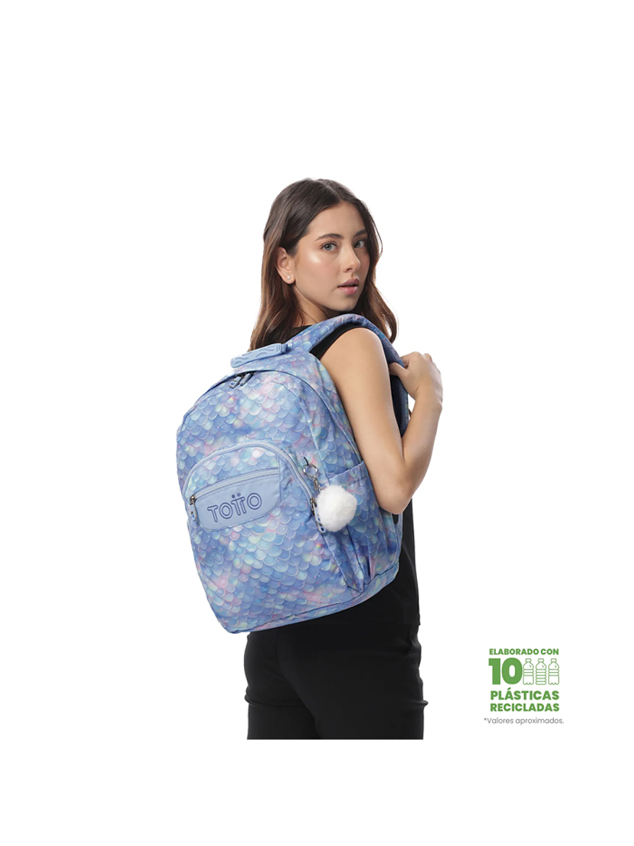Morral Juvenil Acuarela Azul Totto 5
