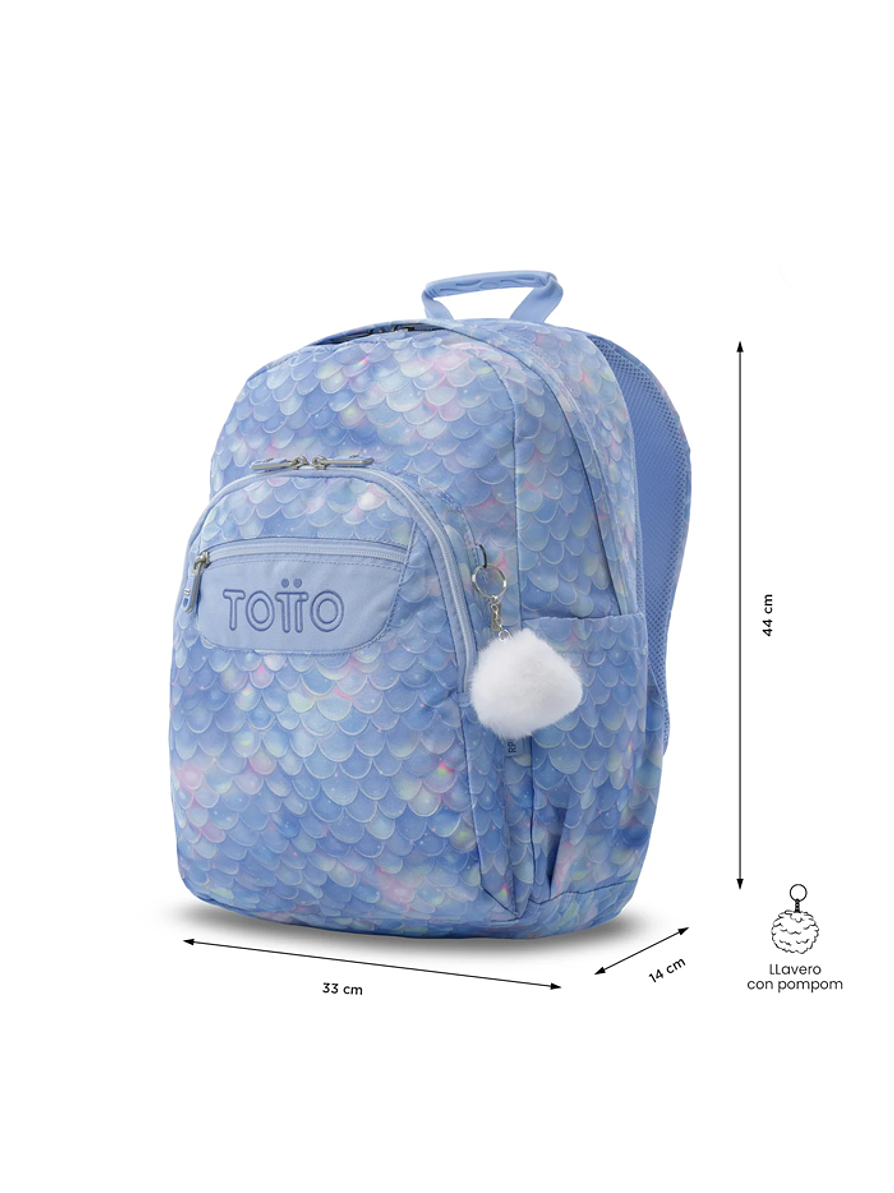 Morral Juvenil Acuarela Azul Totto 2