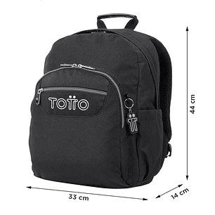 Morral Juvenil Acuarela Negro Totto