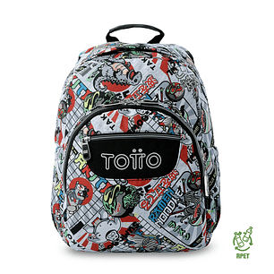 Morral Juvenil Gommas Gris Totto