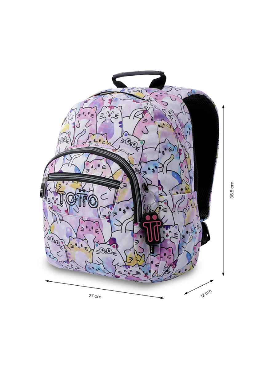 Morral Juvenil Tempera Glitter Rosado Totto 2