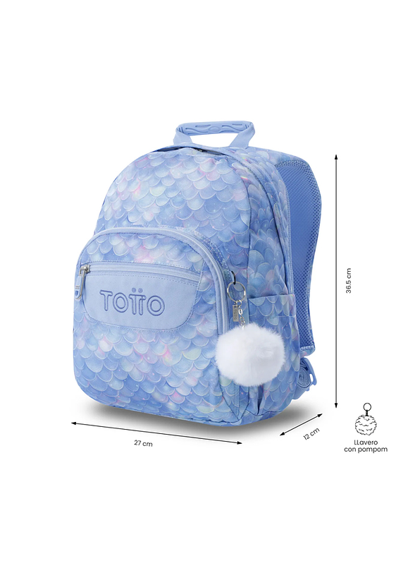 Morral Juvenil Tempera Azul Totto 2