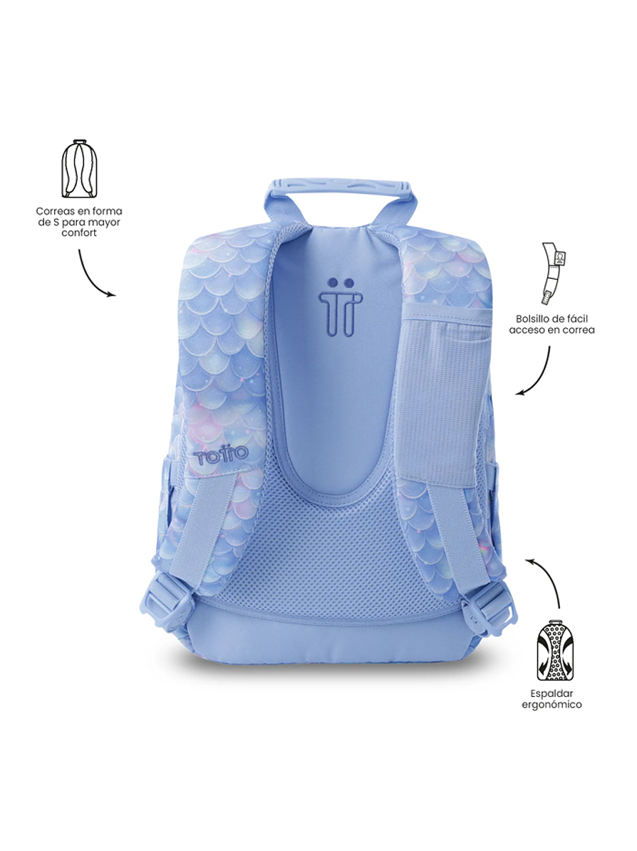 Morral Juvenil Tempera Azul Totto 4