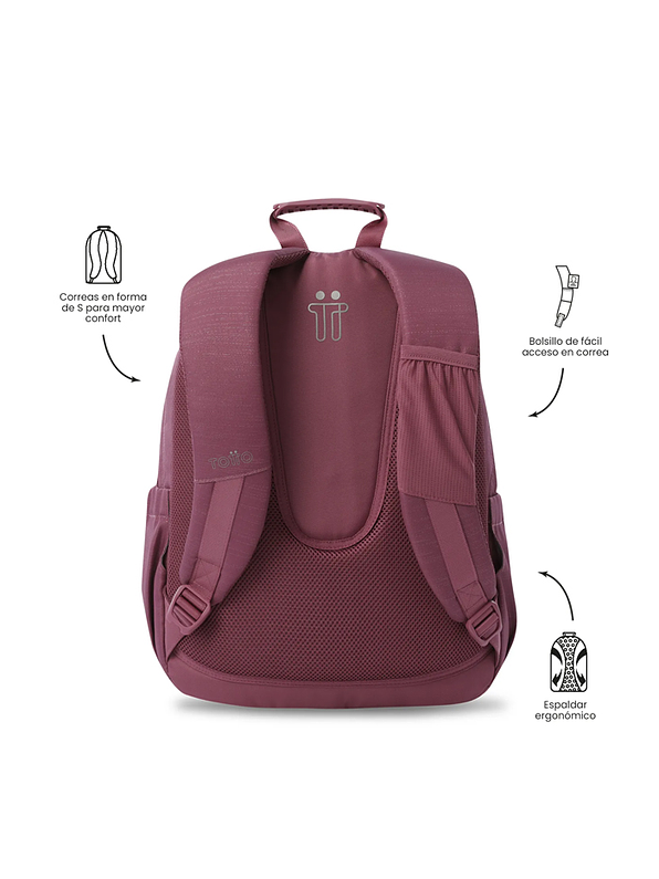 Morral Juvenil Acuarela Neo Rosado Totto 4