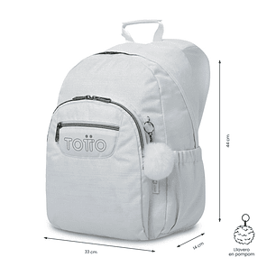 Morral Juvenil Acuarela Neo Blanco Totto