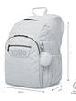 Morral Juvenil Acuarela Neo Blanco Totto - Miniatura 2