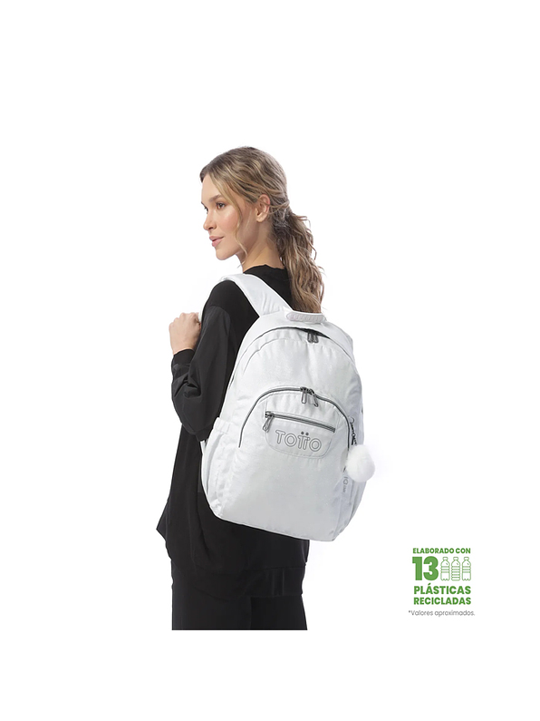 Morral Juvenil Acuarela Neo Blanco Totto 5