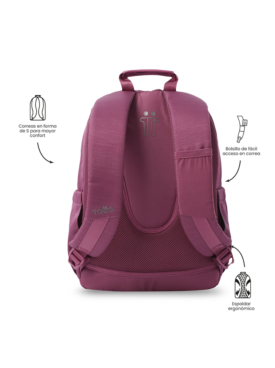 Morral Juvenil Gommas Neo Rosado Totto 4