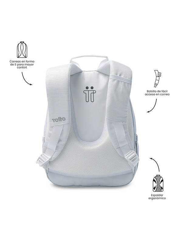 Morral Juvenil Tempera Neo Blanco Totto 4