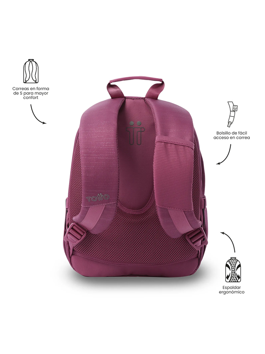 Morral Juvenil Tempera Neo Rosado Totto 4