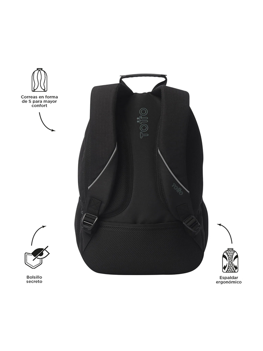 Morral Universitario Cambri Negro Totto 4