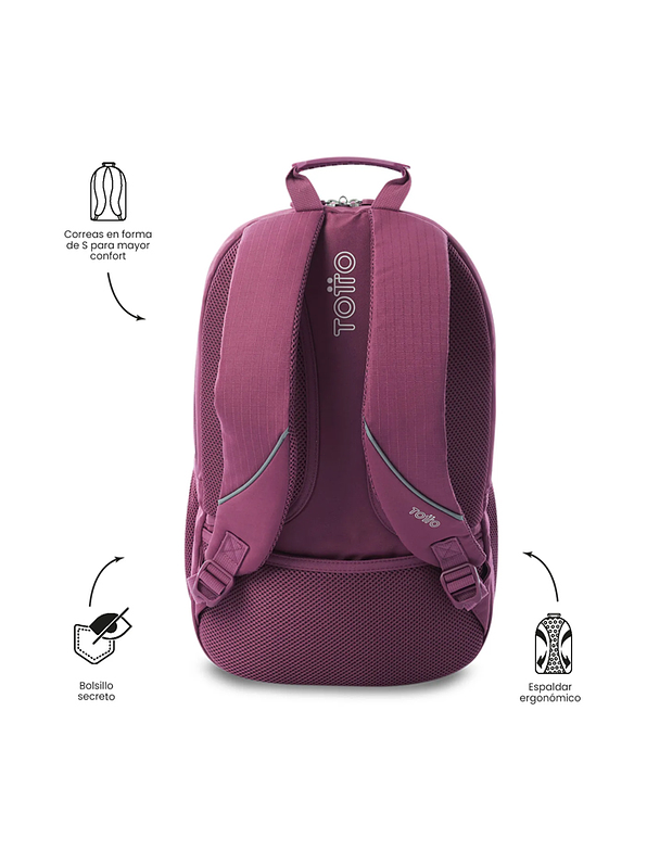 Morral Universitario Cambri Rosado Totto 4