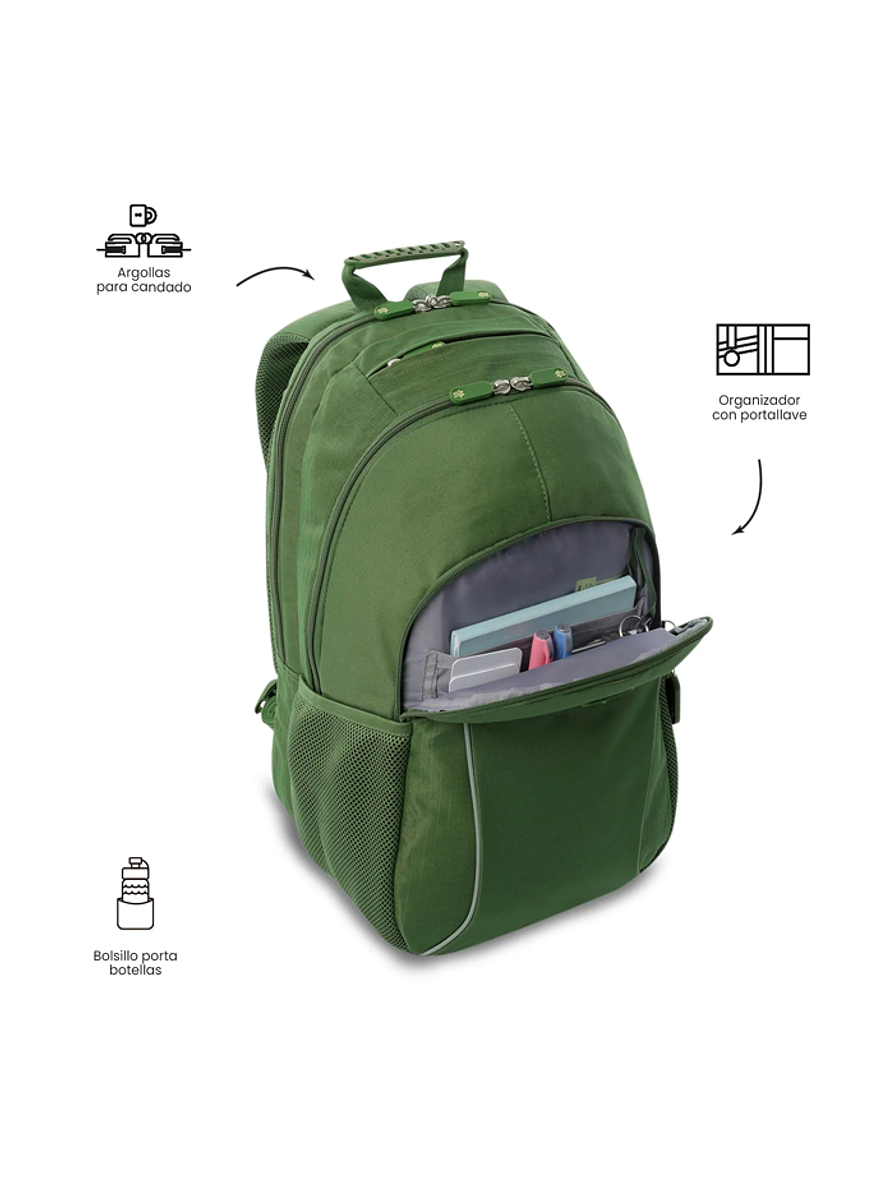 Morral Universitario Cambri Verde Totto 3
