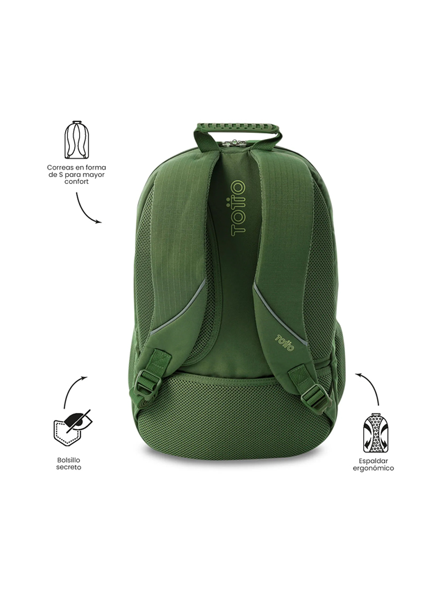 Morral Universitario Cambri Verde Totto 4