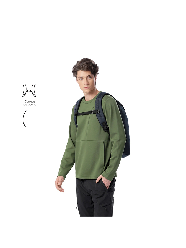 Morral Antirrobo Bunker Pack Azul Totto 5