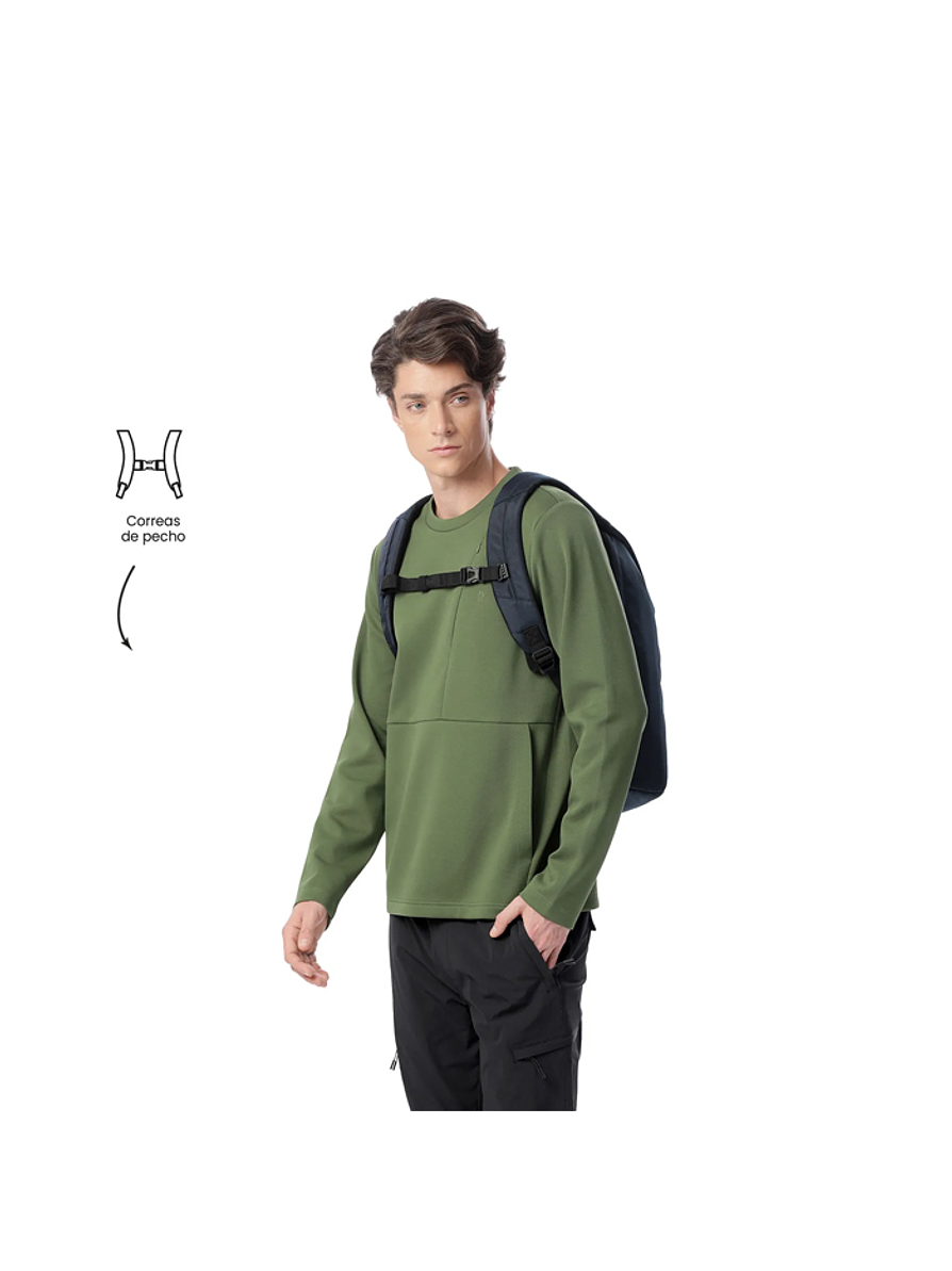 Morral Antirrobo Bunker Pack Azul Totto 5