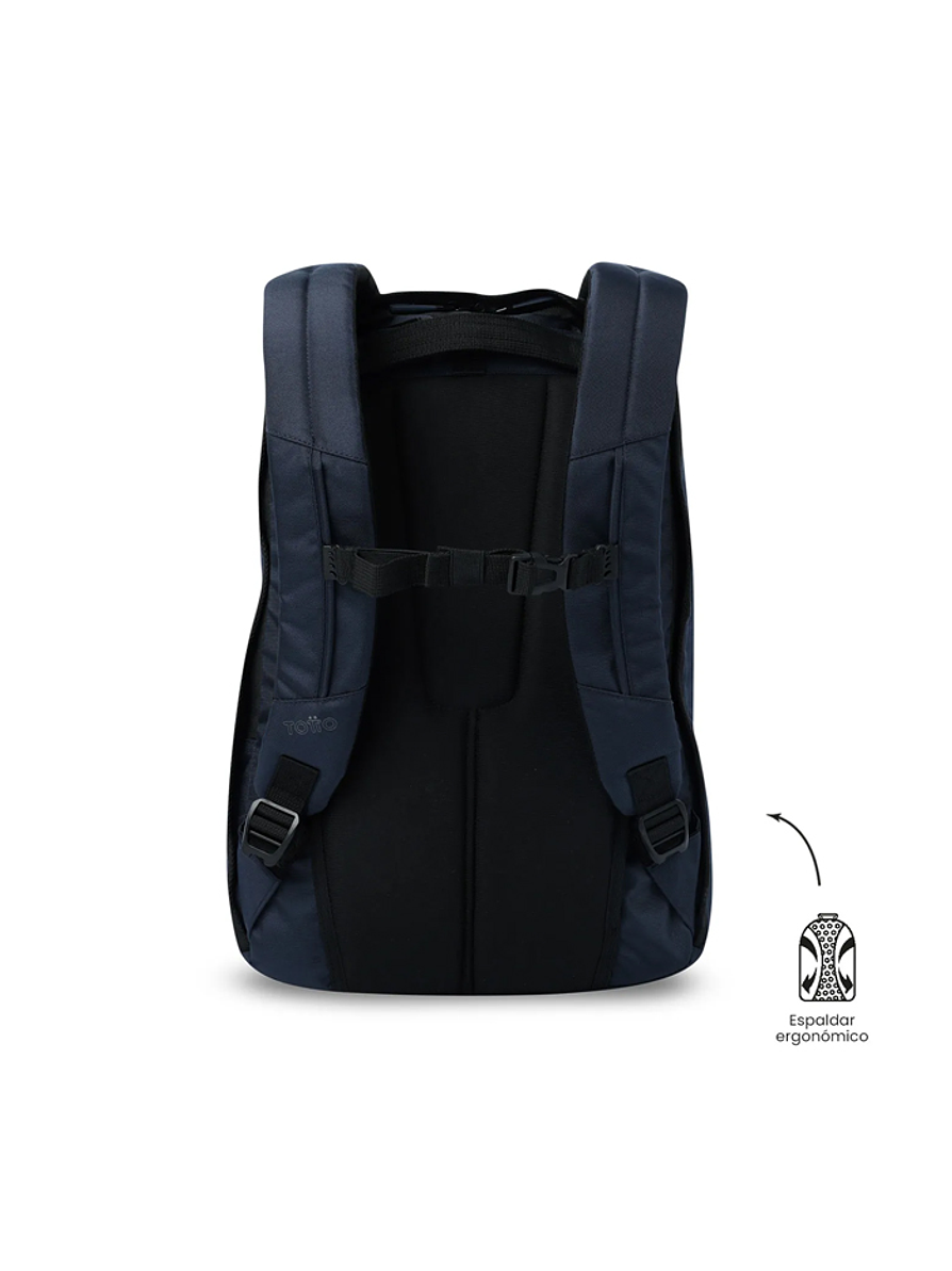 Morral Antirrobo Bunker Pack Azul Totto 4