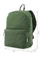 Morral Universitario Dragonar Verde Totto - Miniatura 2