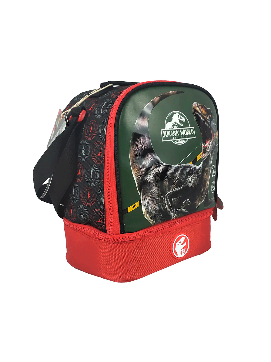 Lonchera Primavera Premium Jurassic World Rebirth Velociraptor 2