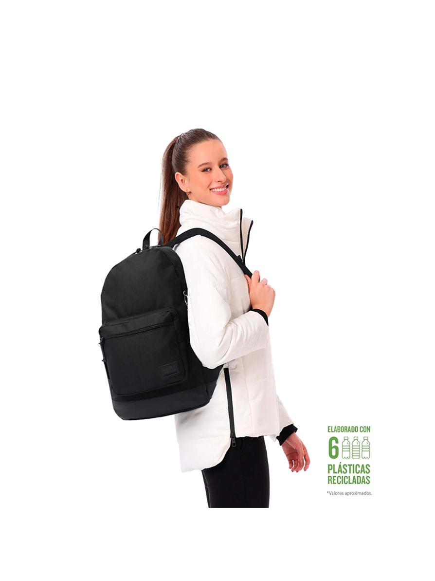 Morral Universitario Tocax Negro Unisex Totto 5