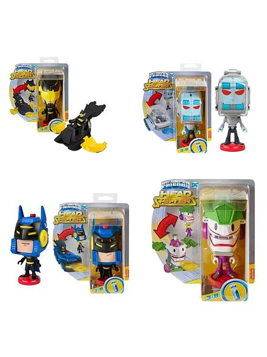 Fisher-Price Imaginext DC Head Shifthers Surtidos  1