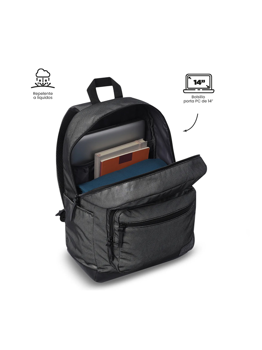 Morral Universitario Tocax Gris Plata Totto 3