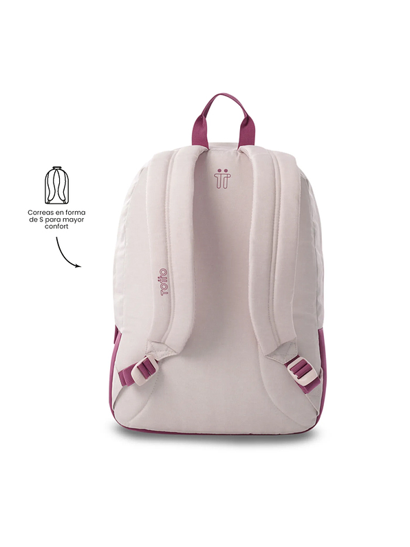 Morral Universitario Toluca 2.0 Rosado Totto 4
