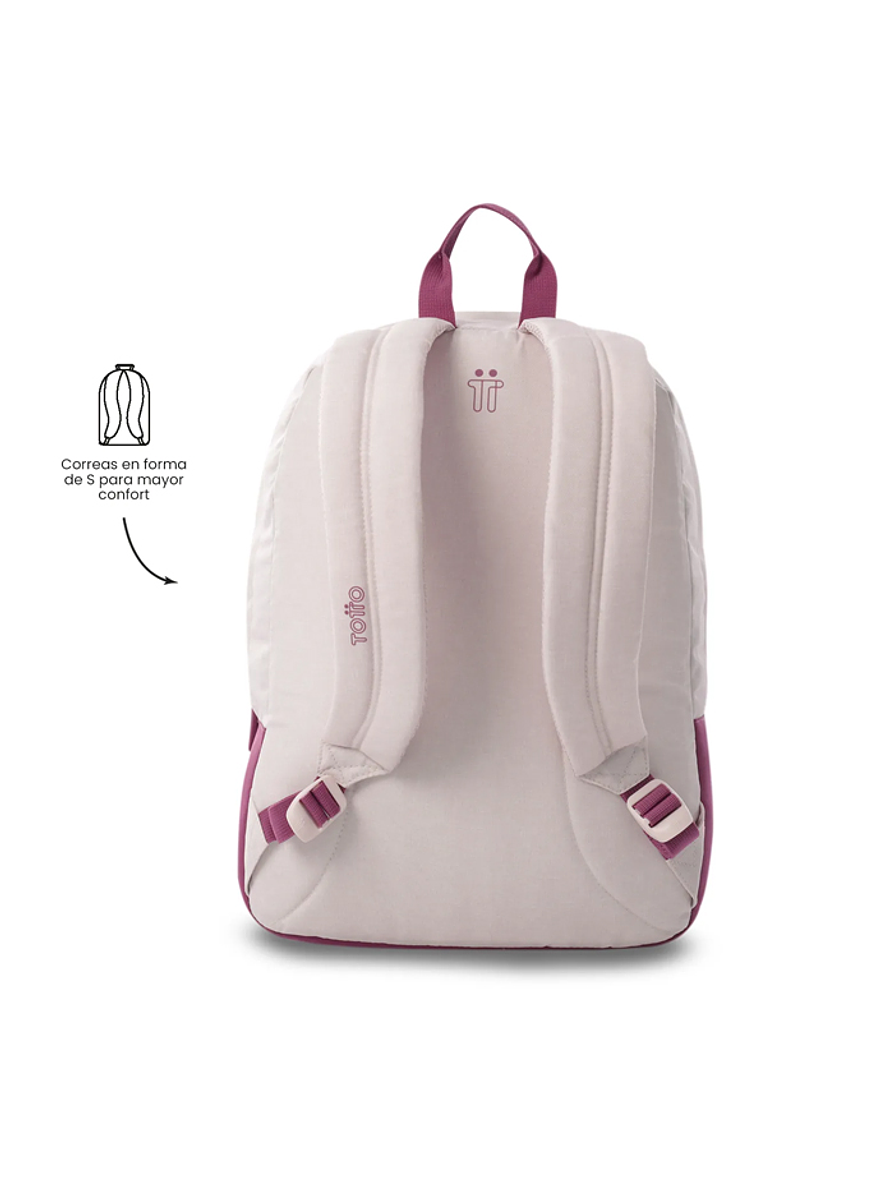 Morral Universitario Toluca 2.0 Rosado Totto 4