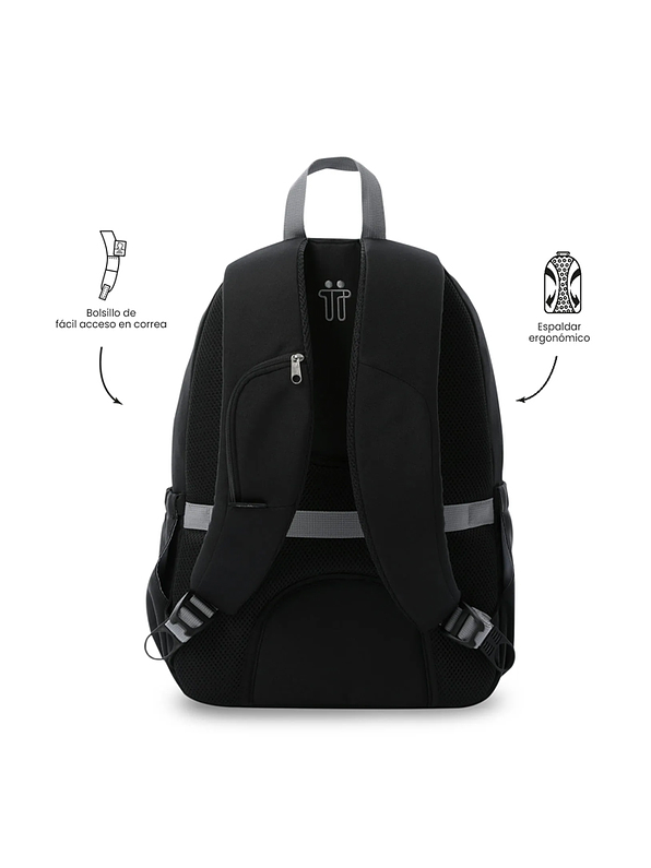 Morral Universitario Goctal 2.0 Negro Totto 4