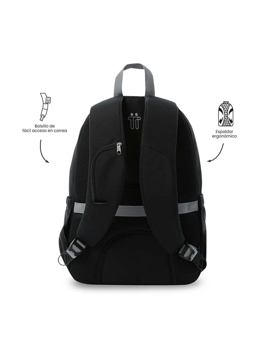 Morral Universitario Goctal 2.0 Negro Totto 4