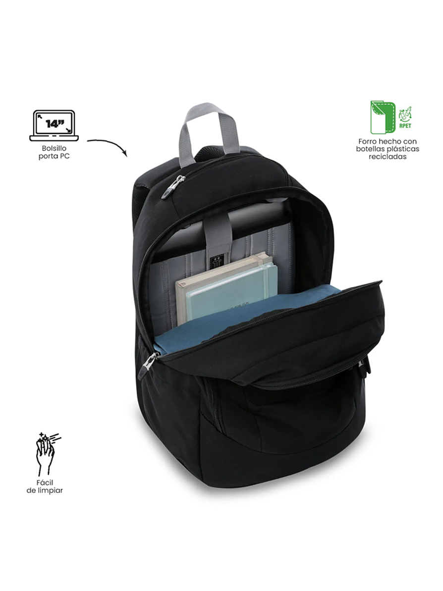 Morral Universitario Goctal 2.0 Negro Totto 3