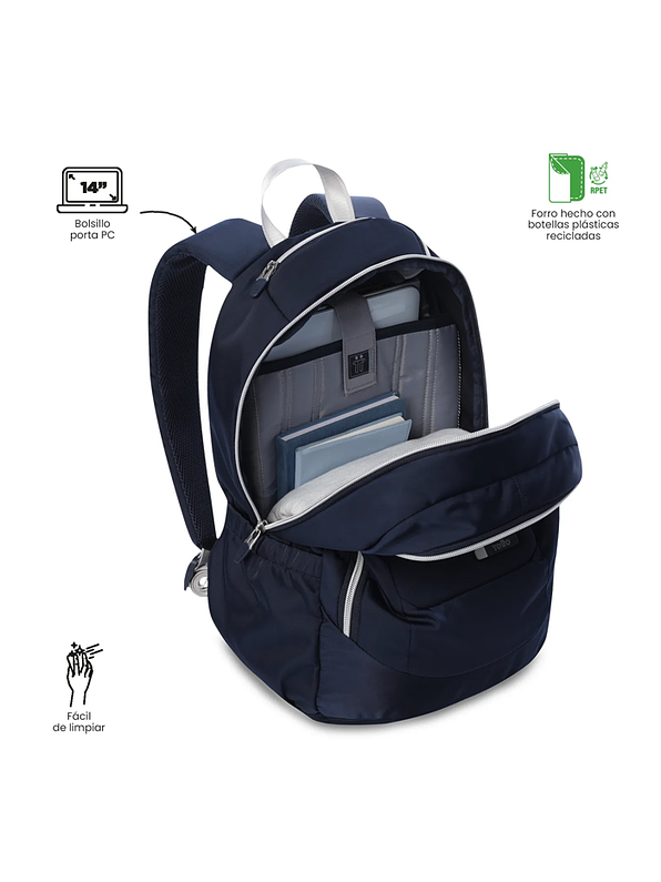 Morral Universitario Goctal Twill 2.0 Azul Totto 3