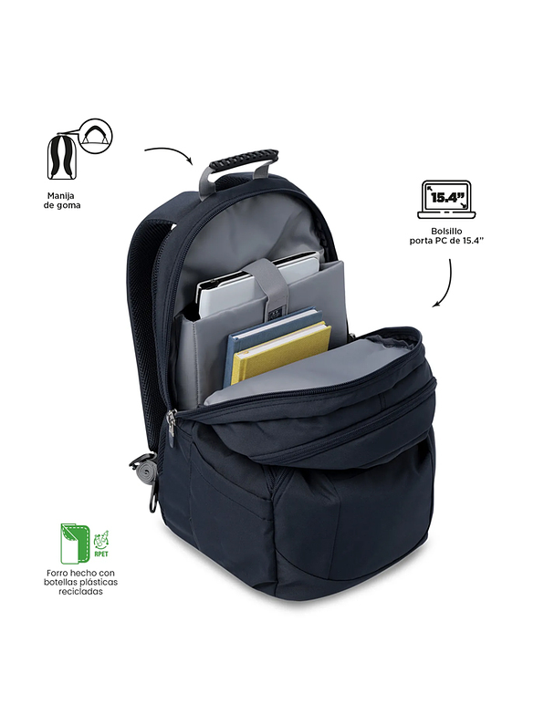 Morral Universitario Krimmler 2.0 Azul Totto 3