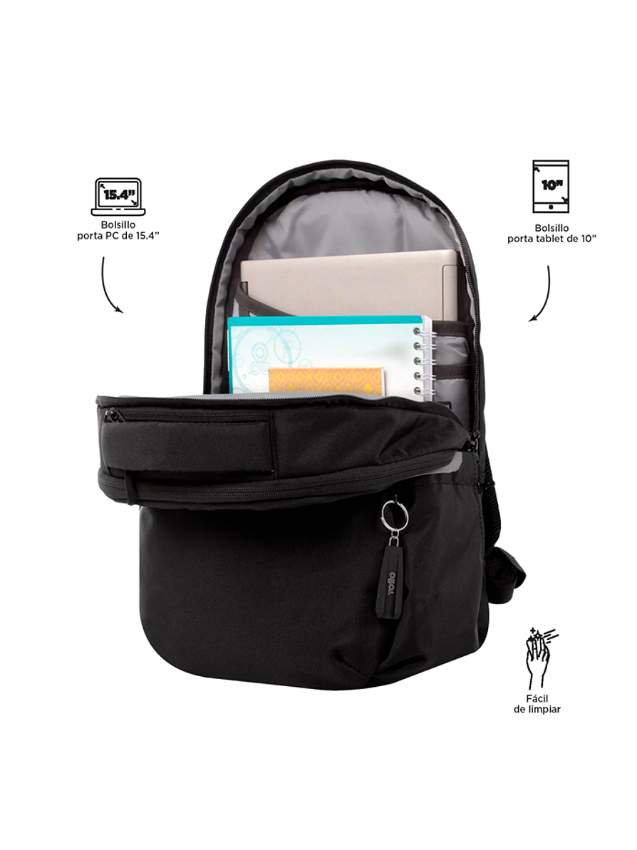 Morral Universitario Indo Negro Totto 3