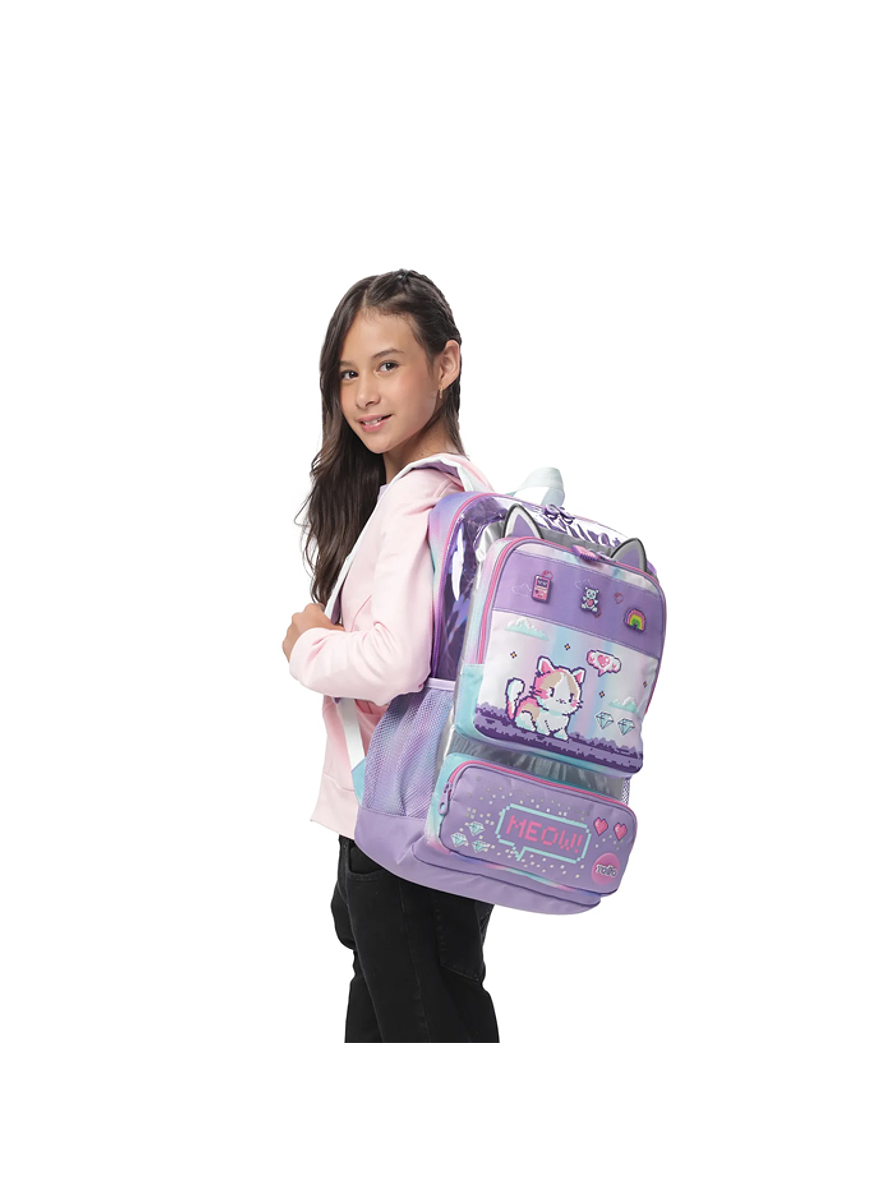 Morral Infantil Andy Cat Mediano Totto 5