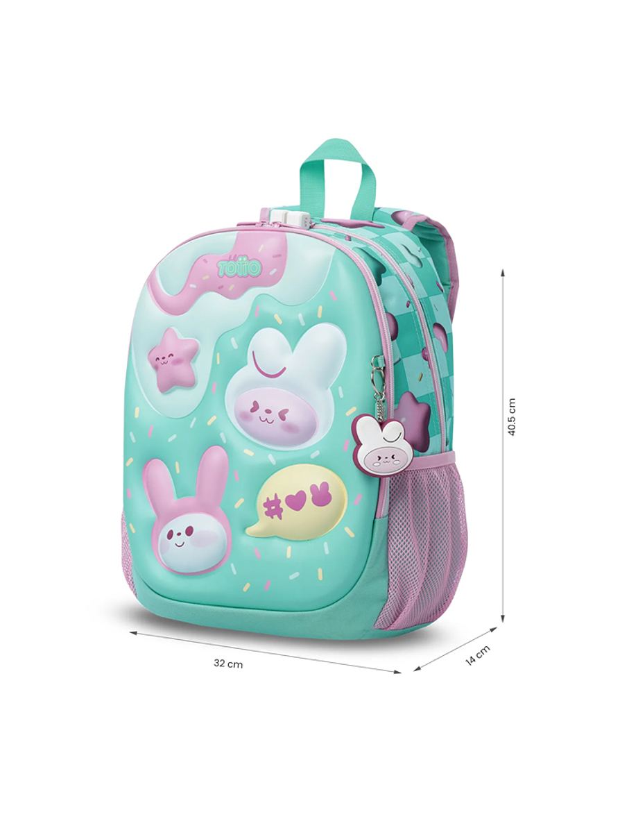 Morral Infantil Bunny Pump Mediano Totto 2