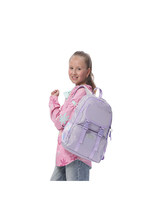 Morral Infantil Cluw Gris Mediano Totto 5