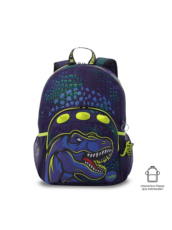 Morral Infantil Dino Rock Mediano Totto 1