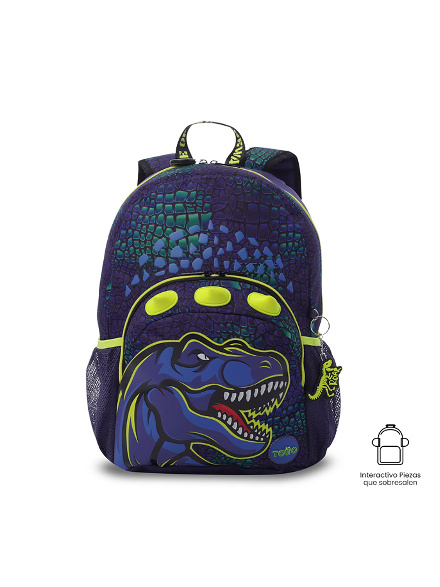 Morral Infantil Dino Rock Pequeño Totto 1