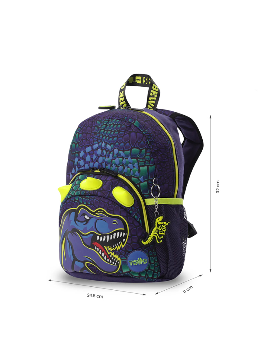 Morral Infantil Dino Rock Pequeño Totto 2