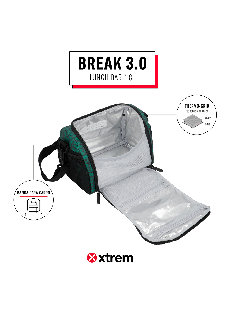 Lonchera Térmica Break 3.0 Verde  7