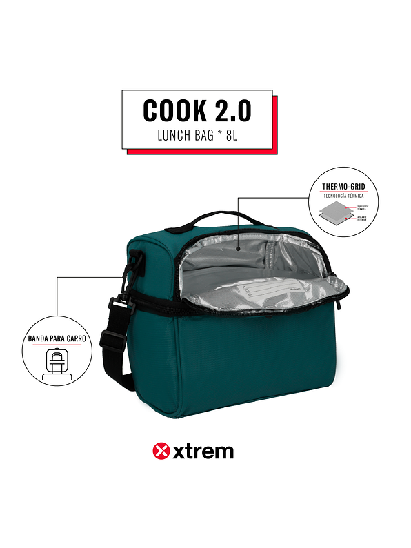 Lonchera Térmica Cook 2.0 Azul 6