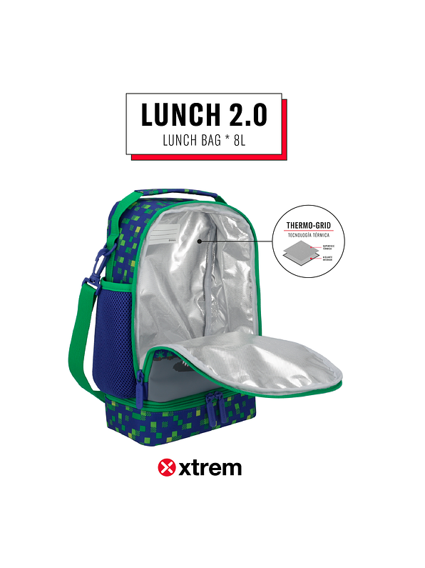 Lonchera Térmica Lunch 2.0 Azul Dino  7